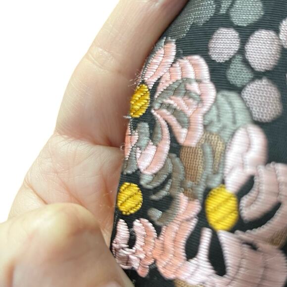 Urban Outfitters Jacquie Jacquard Mini Dress XS/S Floral Open Back Party READ - Picture 7 of 12